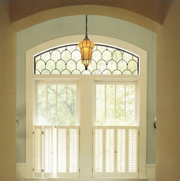 *SOLD* Pair Venetian Blown Glass Scavo Lanterns - Picture 8 of 15